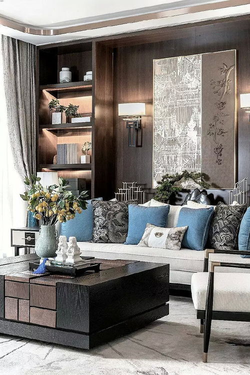 新中式沙發背景墻要如何設計才好看